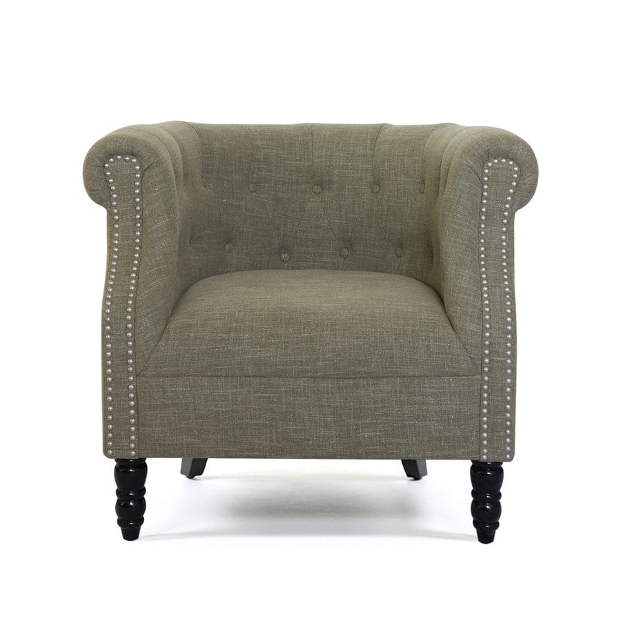 Esther Tub Chair Olive By Black Mango Interiors