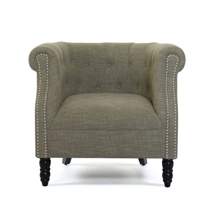 Esther Tub Chair Olive By Black Mango Interiors