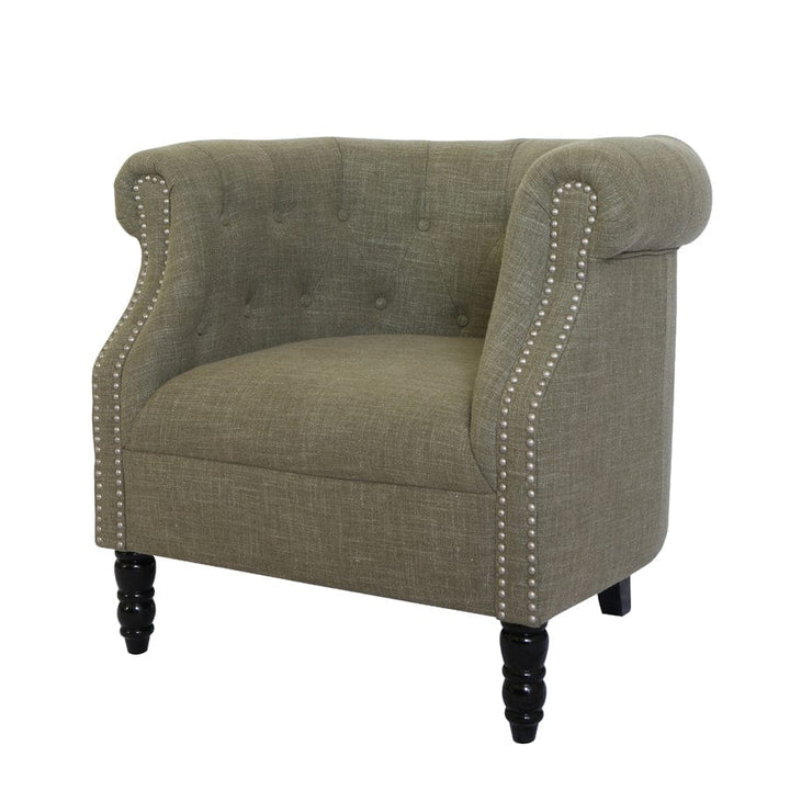 Esther Tub Chair Olive By Black Mango Interiors