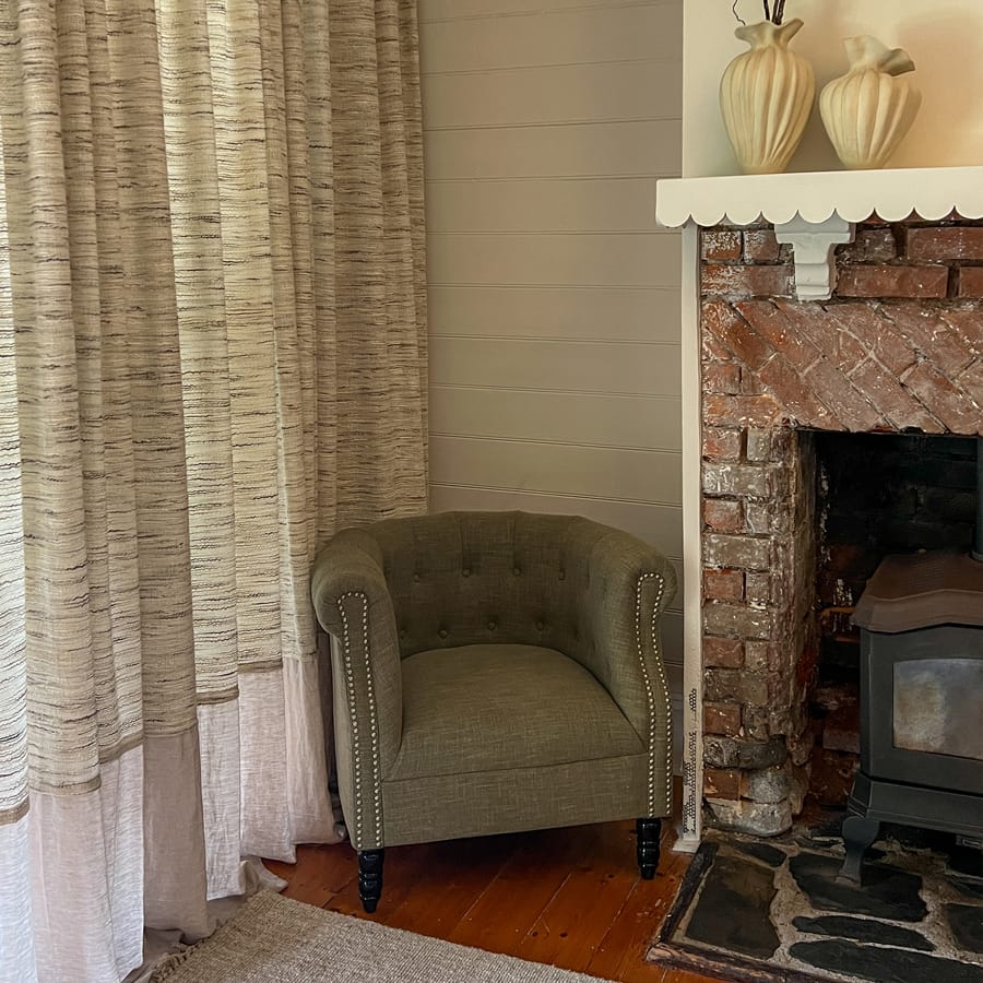 Esther Tub Chair Olive By Black Mango Interiors