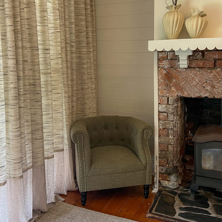 Esther Tub Chair Olive By Black Mango Interiors
