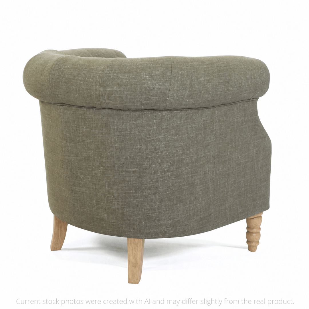 Esther Tub Chair Olive By Black Mango Interiors