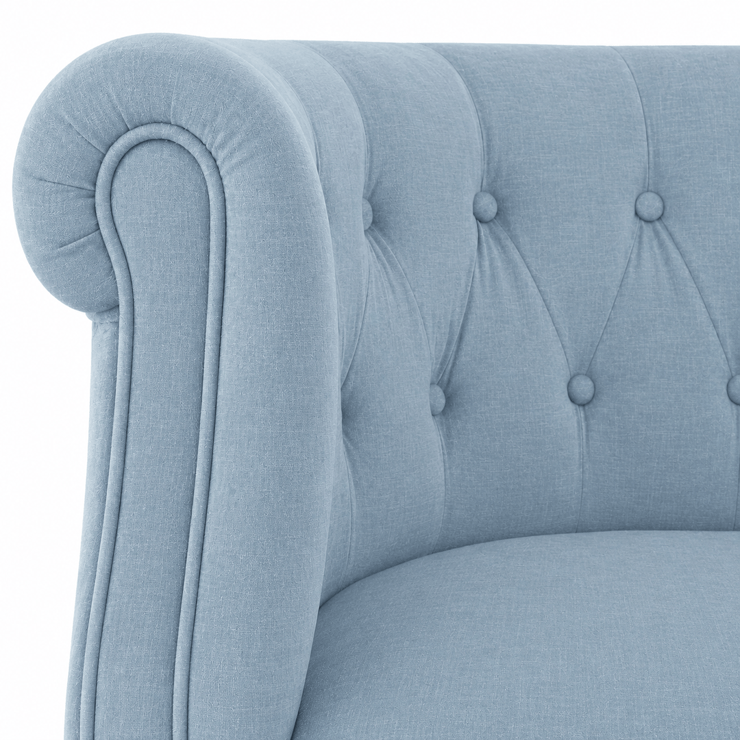 Esther Tub Chair Sky By Black Mango Interiors