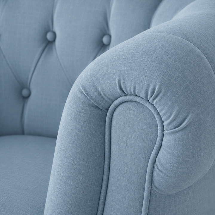 Esther Tub Chair Sky By Black Mango Interiors