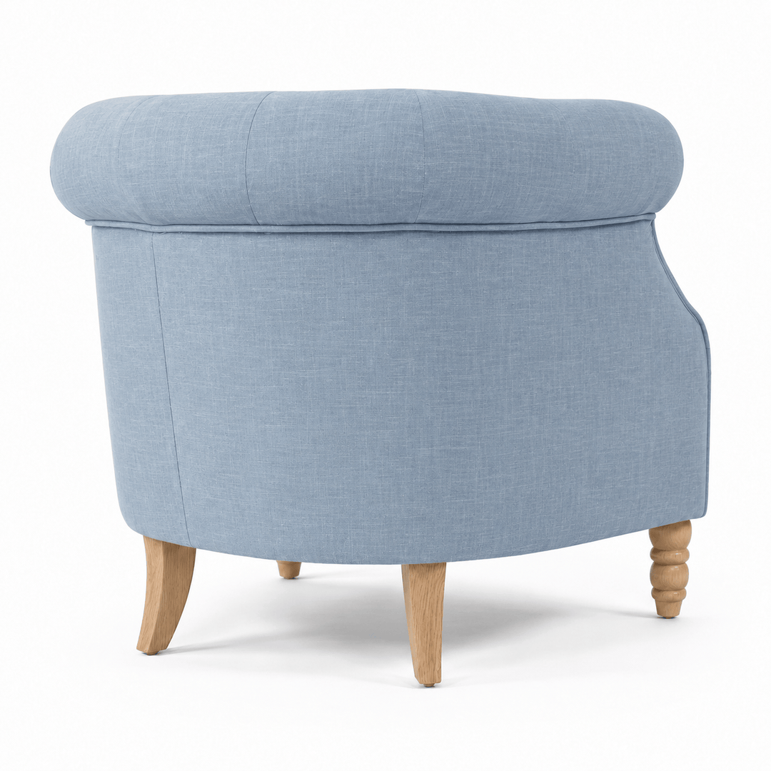 Esther Tub Chair Sky By Black Mango Interiors