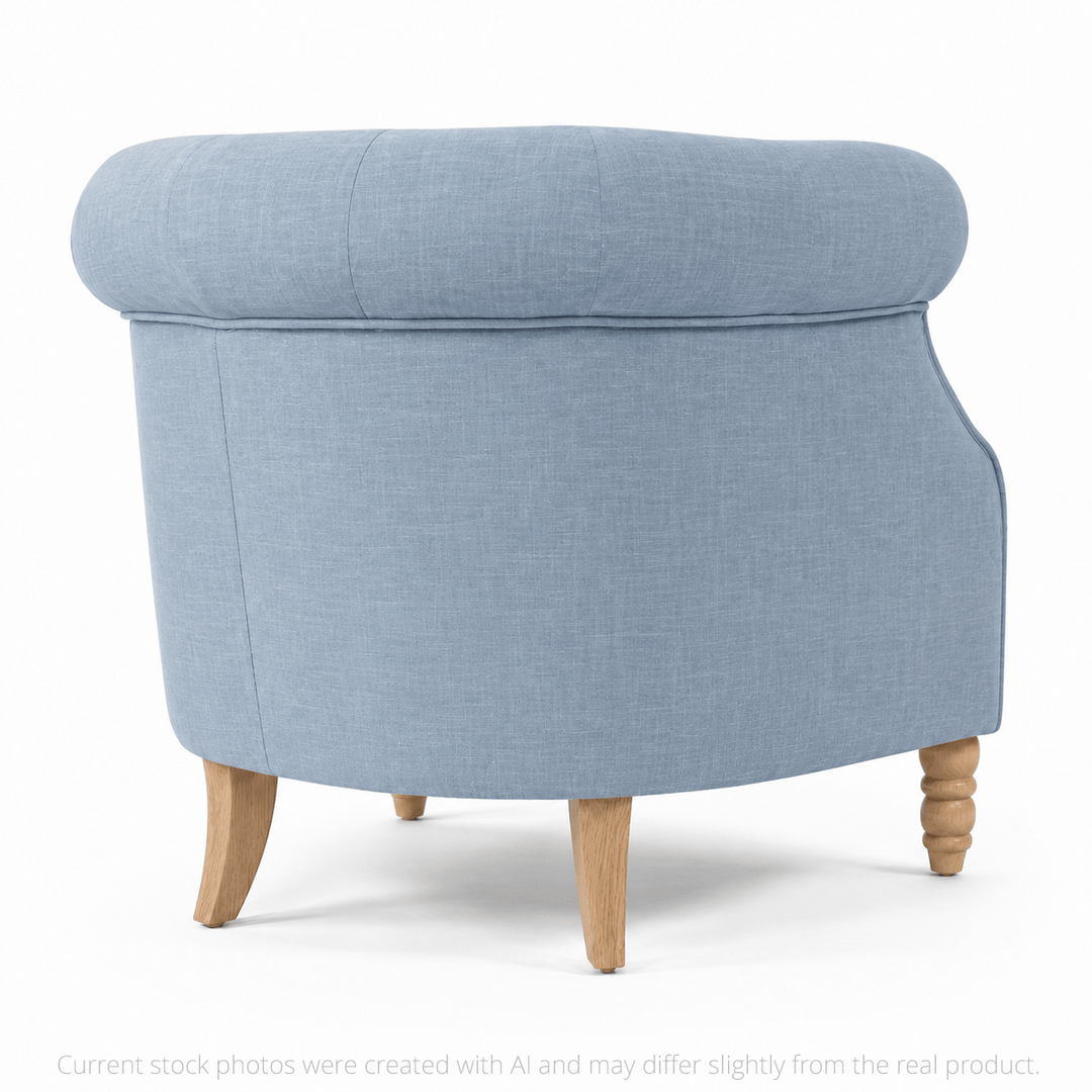 Esther Tub Chair Sky By Black Mango Interiors