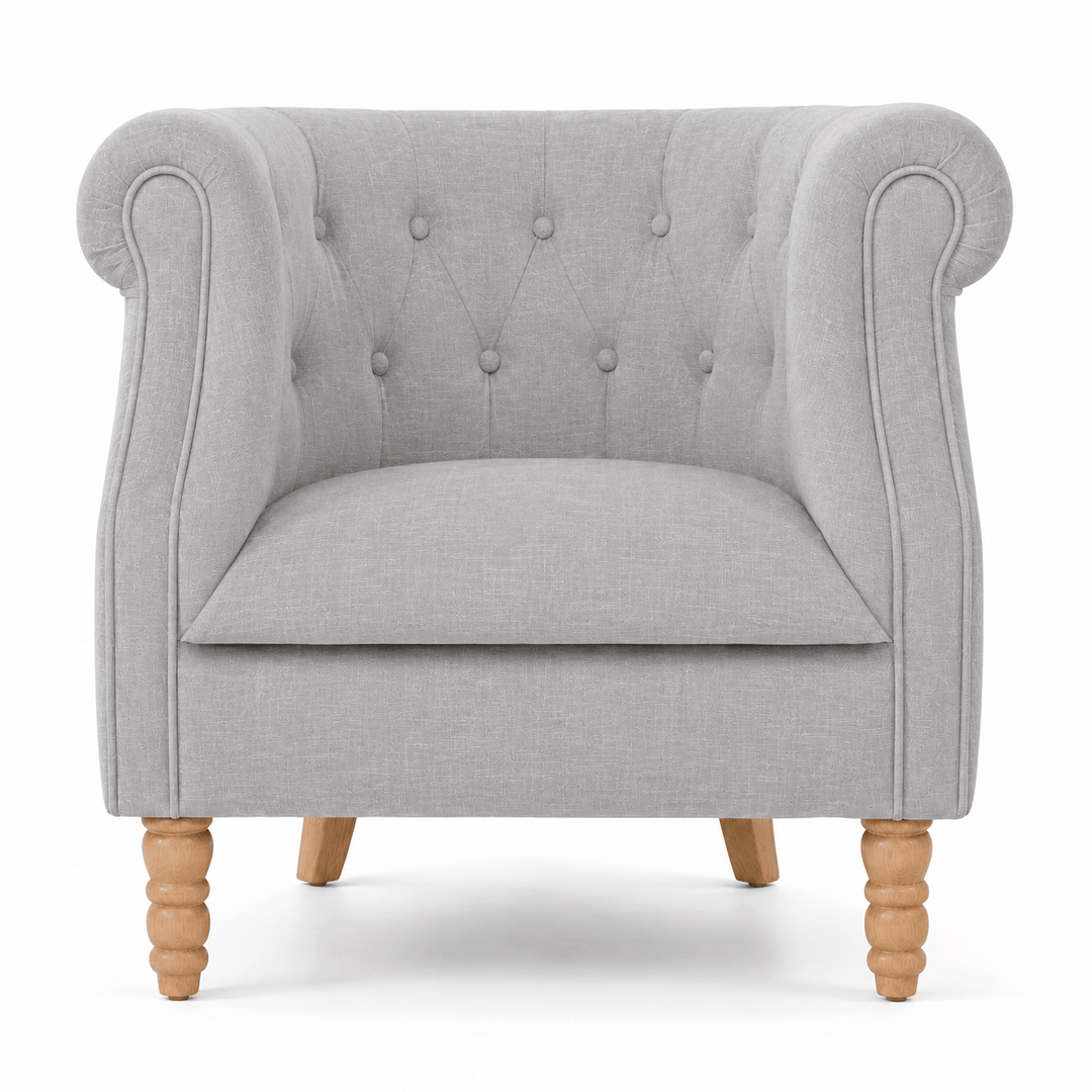 Esther Tub Chair Steel By Black Mango Interiors