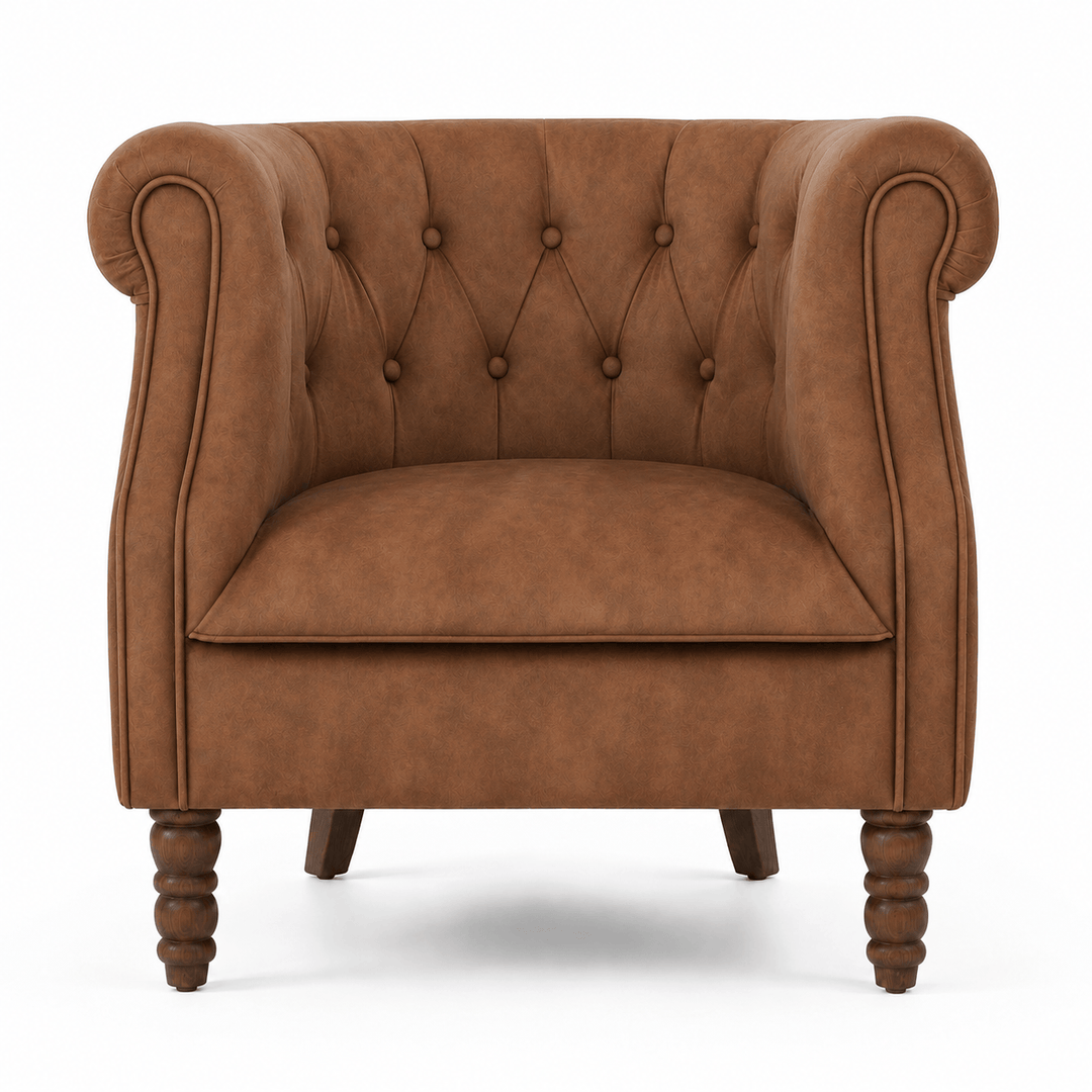 Esther Tub Chair Tan By Black Mango Interiors