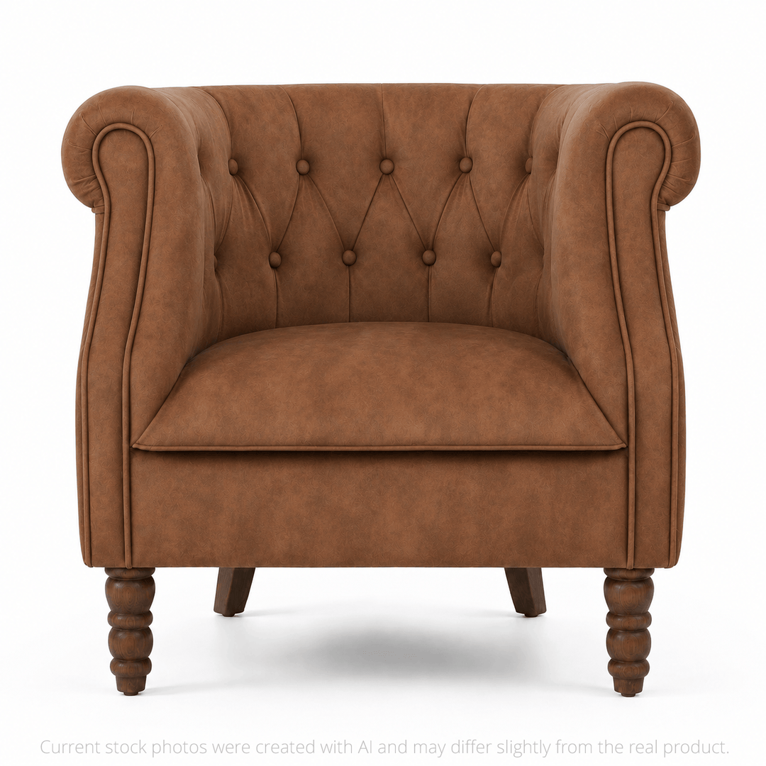 Esther Tub Chair Tan By Black Mango Interiors