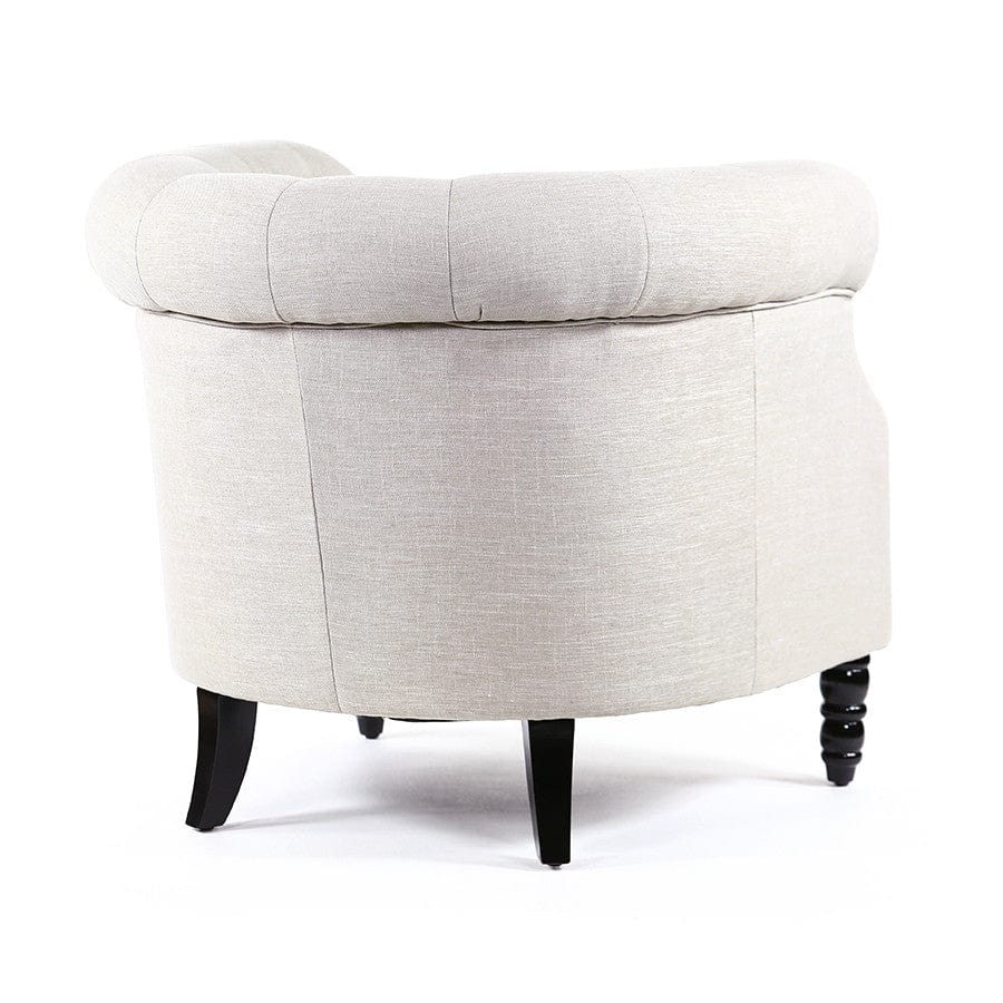 Esther Tub Chair Taupe By Black Mango