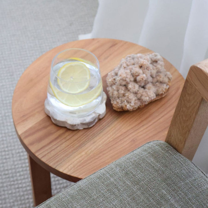 Finn 2 Piece Elm Wood Side Table Set Natural By Black Mango Interiors
