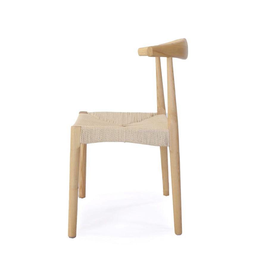Gigi Paper Loan Dining Chair Natural | Set of 2 By Black Mango