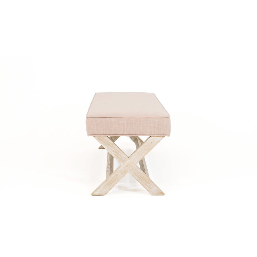 Gracie Dressing Bench Blush By Black Mango Interiors