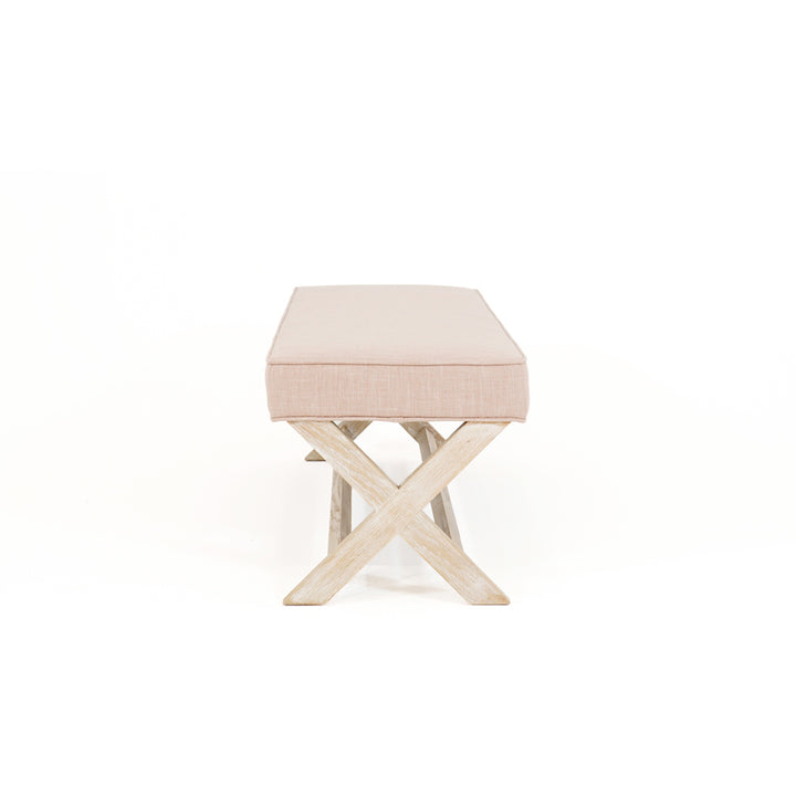 Gracie Dressing Bench Blush By Black Mango Interiors