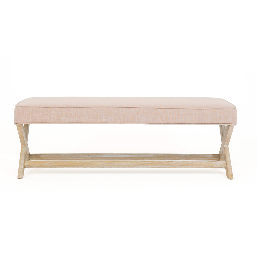 Gracie Dressing Bench Blush By Black Mango Interiors