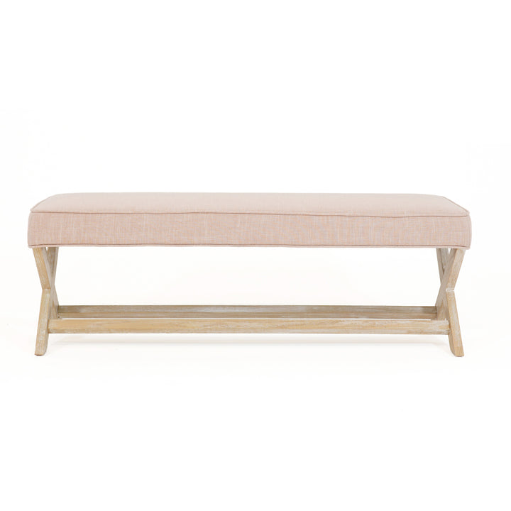 Gracie Dressing Bench Blush By Black Mango Interiors