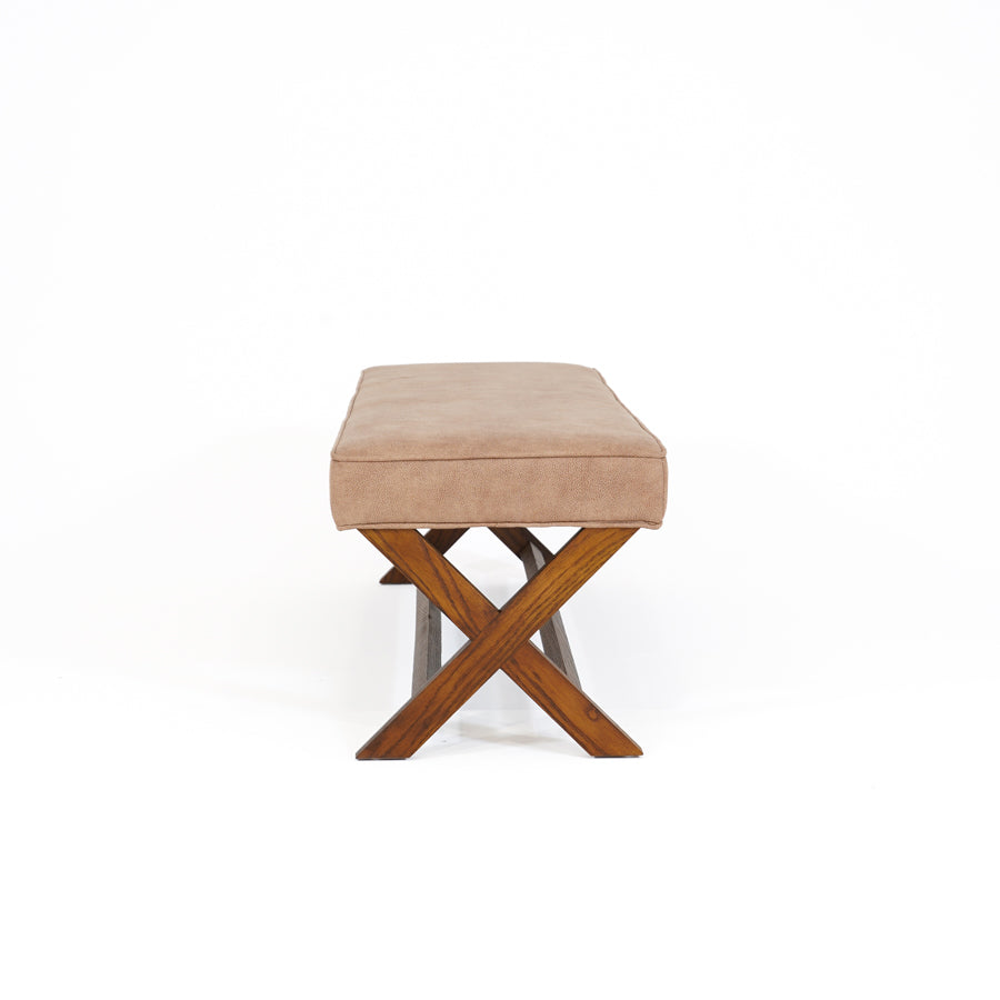Gracie Dressing Bench Fawn By Black Mango Interiors