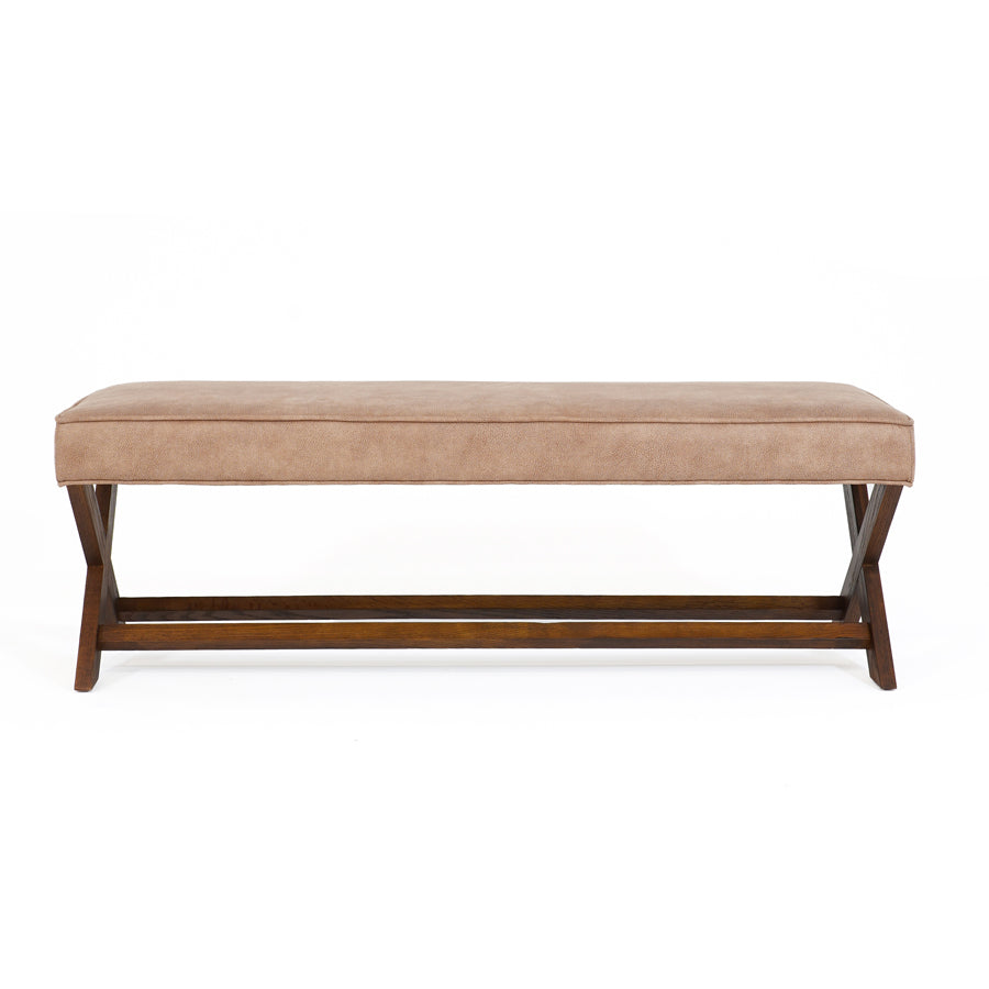 Gracie Dressing Bench Fawn By Black Mango Interiors
