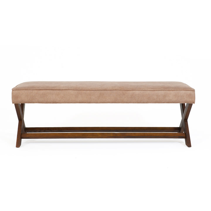 Gracie Dressing Bench Fawn By Black Mango Interiors