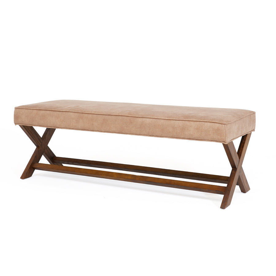 Gracie Dressing Bench Fawn By Black Mango Interiors