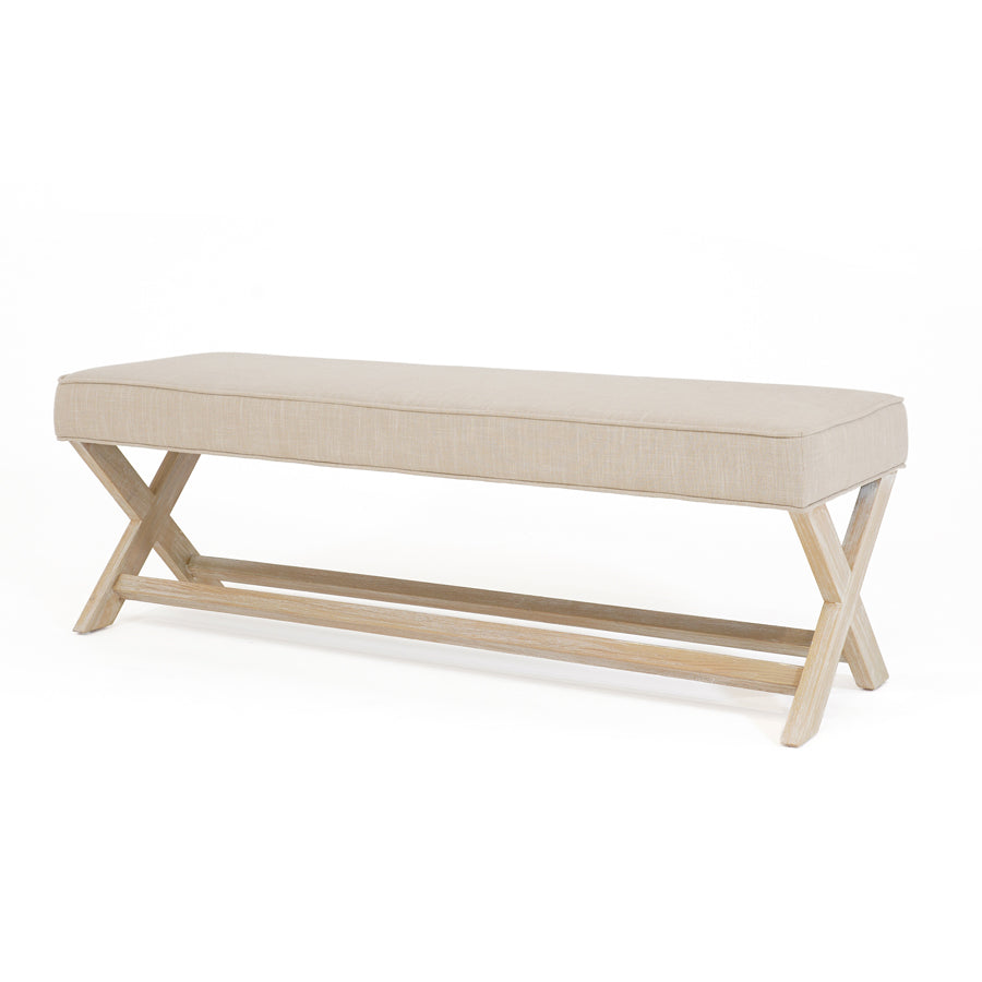 Gracie Dressing Bench Linen By Black Mango Interiors