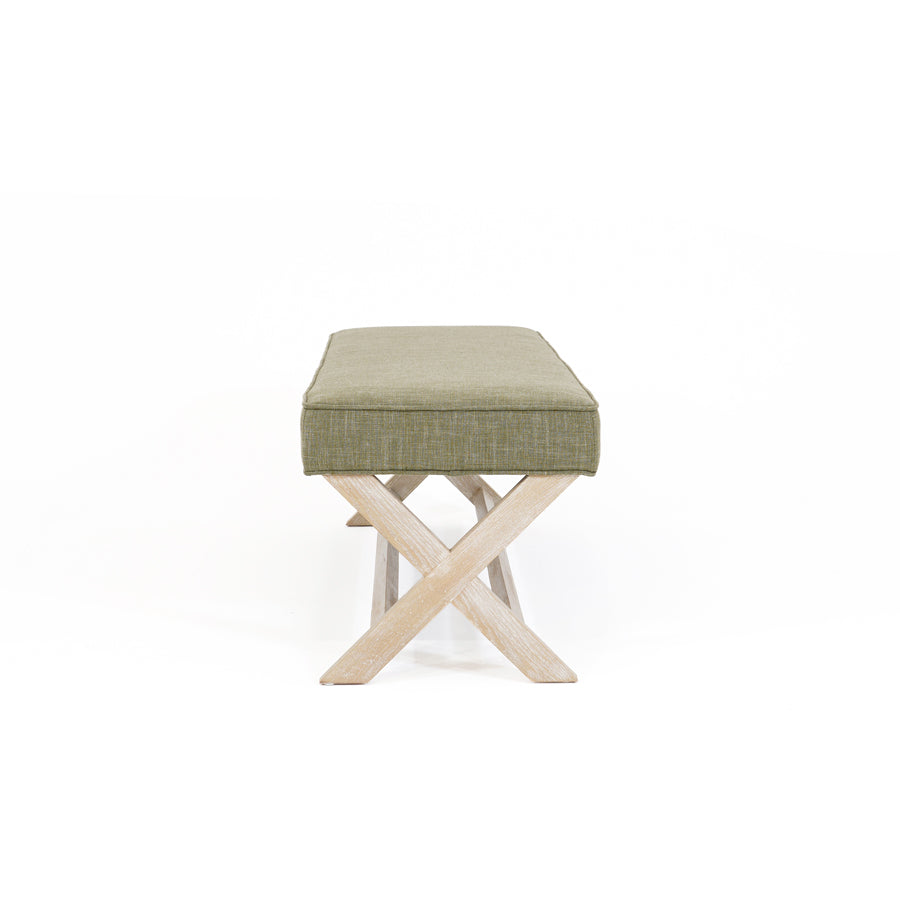 Gracie Dressing Bench Olive By Black Mango Interiors