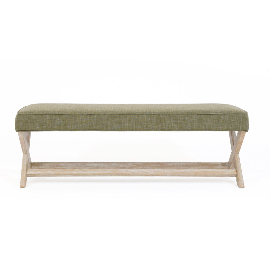 Gracie Dressing Bench Olive By Black Mango Interiors