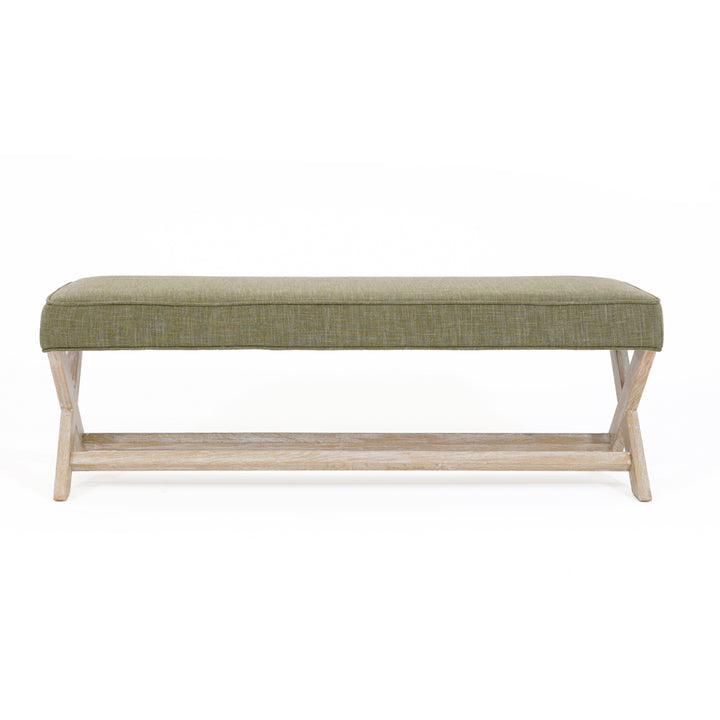 Gracie Dressing Bench Olive By Black Mango Interiors