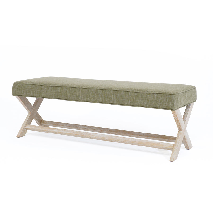 Gracie Dressing Bench Olive By Black Mango Interiors