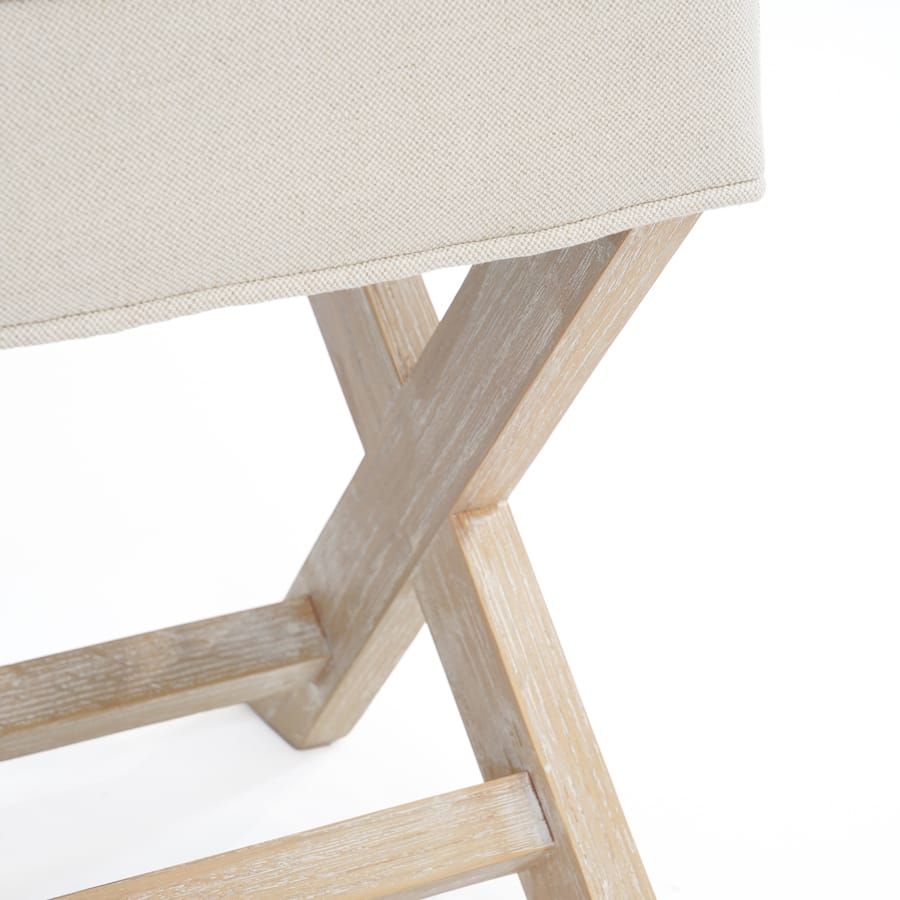 Gracie Dressing Bench Stone By Black Mango Interiors