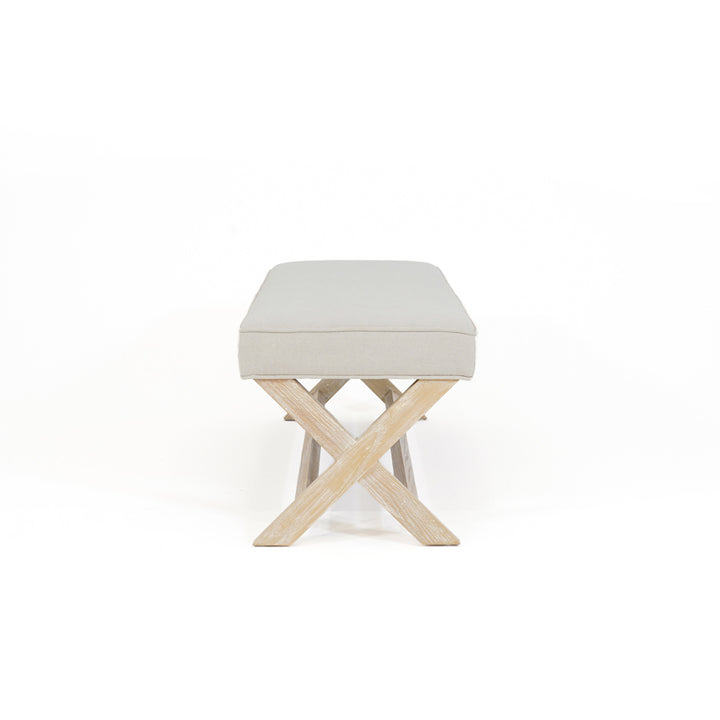 Gracie Dressing Bench Stone By Black Mango Interiors
