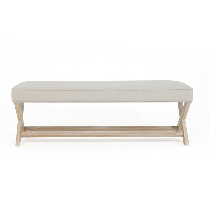 Gracie Dressing Bench Stone By Black Mango Interiors