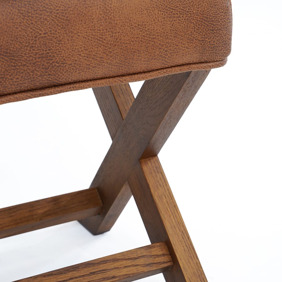 Gracie Dressing Bench Tan By Black Mango Interiors