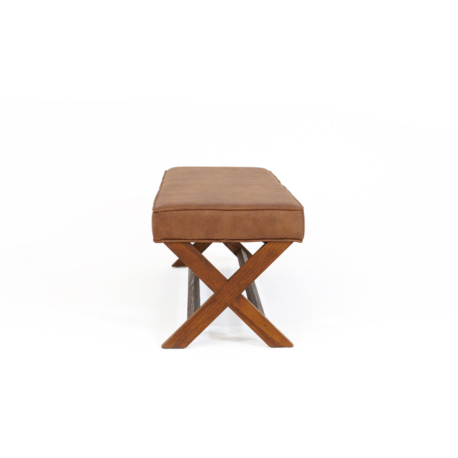 Gracie Dressing Bench Tan By Black Mango Interiors