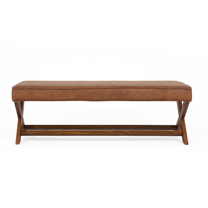 Gracie Dressing Bench Tan By Black Mango Interiors