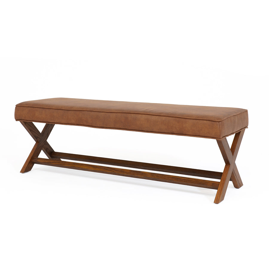 Gracie Dressing Bench Tan By Black Mango Interiors