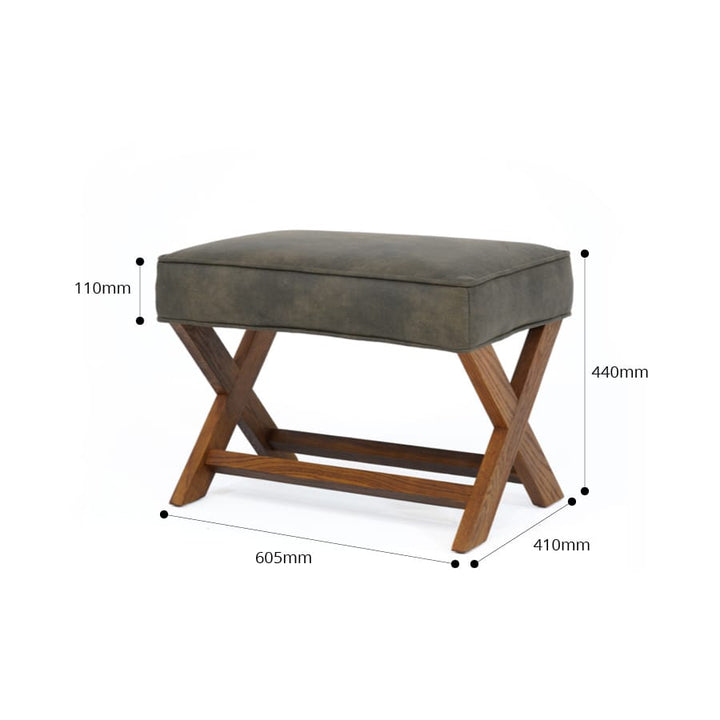 Gracie Ottoman Brunswick By Black Mango Interiors