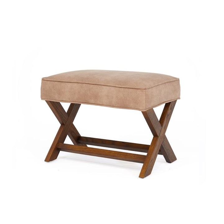 Gracie Ottoman Fawn By Black Mango Interiors