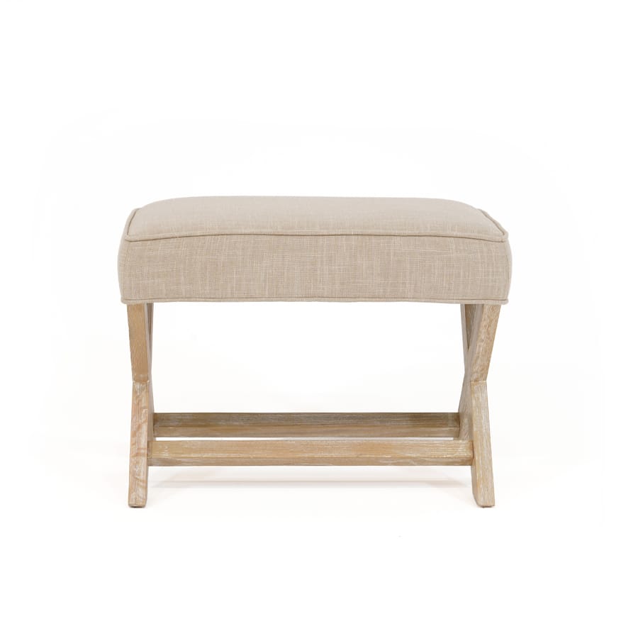 Gracie Ottoman Linen By Black Mango Interiors