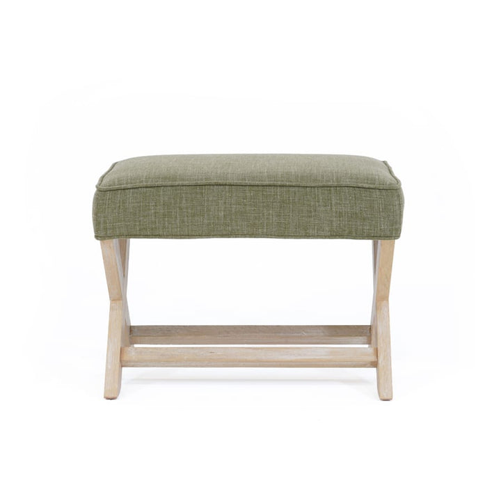 Gracie Ottoman Olive By Black Mango Interiors