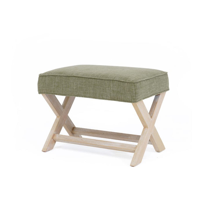 Gracie Ottoman Olive By Black Mango Interiors