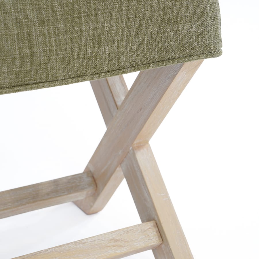 Gracie Ottoman Olive By Black Mango Interiors