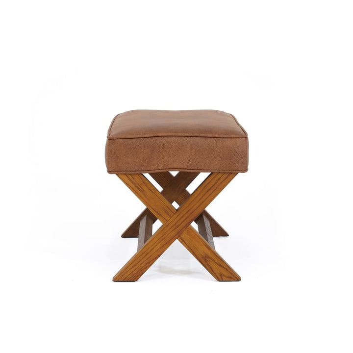 Gracie Ottoman Tan By Black Mango Interiors