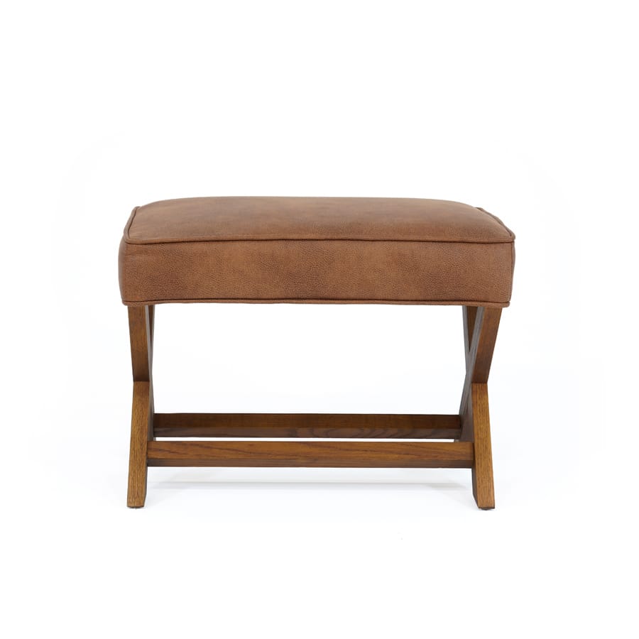 Gracie Ottoman Tan By Black Mango Interiors