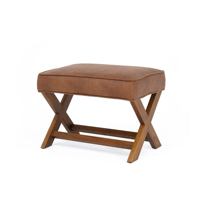 Gracie Ottoman Tan By Black Mango Interiors