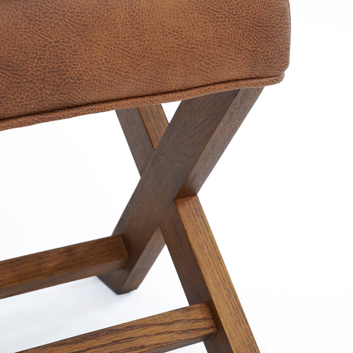 Gracie Ottoman Tan By Black Mango Interiors