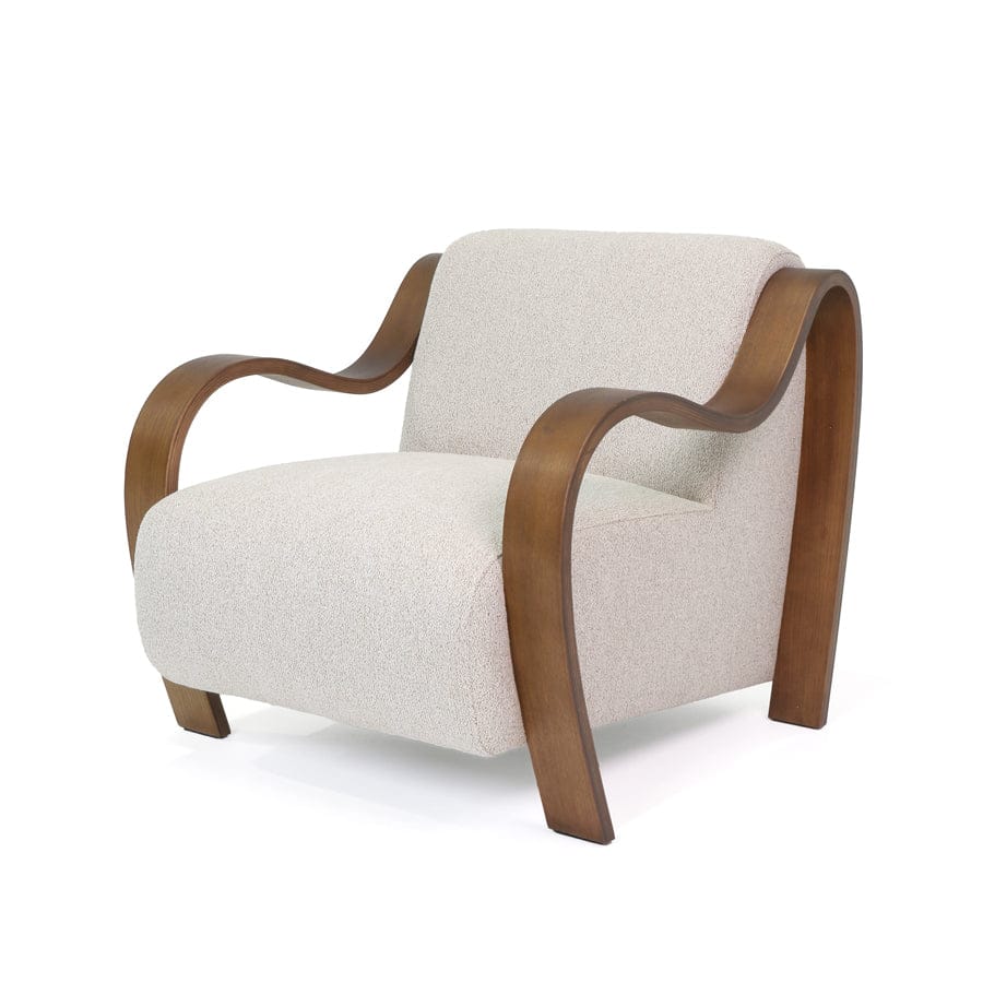 Hadley Arm Chair Biscuit By Black Mango