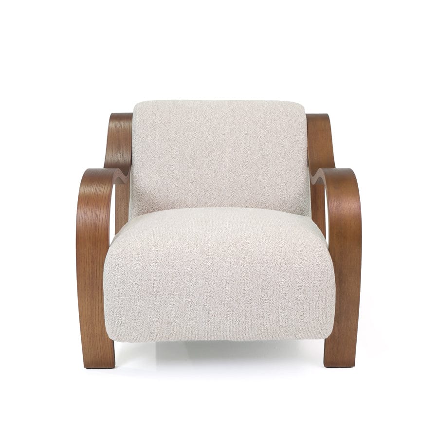 Hadley Arm Chair Biscuit By Black Mango