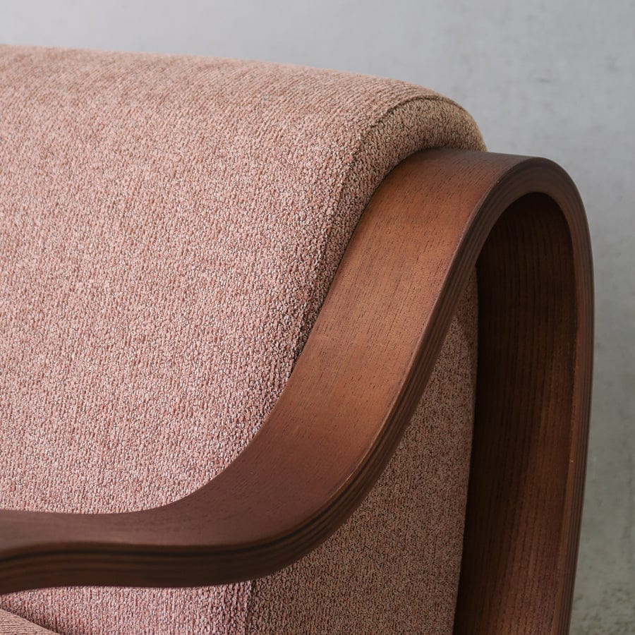 Hadley Arm Chair Blush By Black Mango