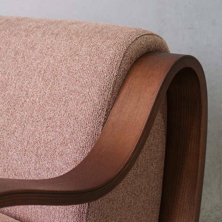 Hadley Arm Chair Blush By Black Mango